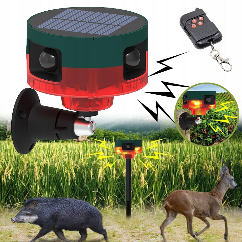 ALARM WITH OUTDOOR MOTION SENSOR, SOUND AND LIGHT SIREN, 129 DB