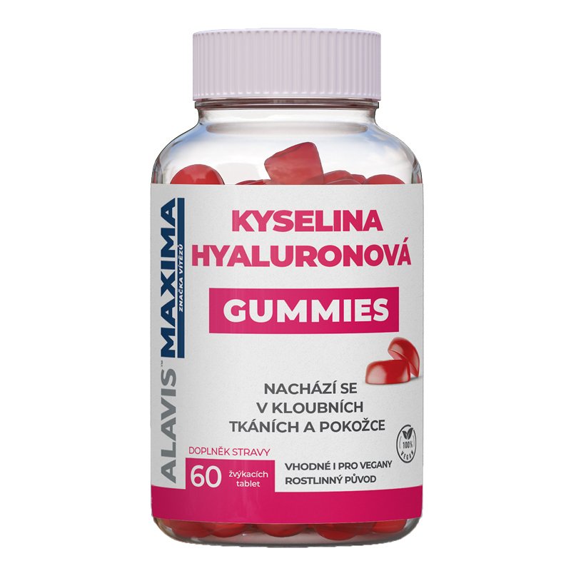 ALAVIS MAXIMA Hyaluronic acid gummies, 60 chewable tablets