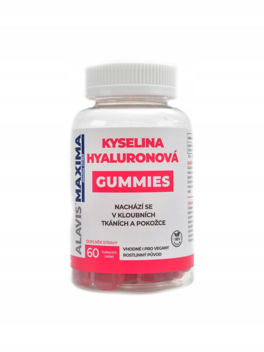 ALAVIS MAXIMA Kyselina hyaluronová GUMMIES 60 žvýkacích tablet