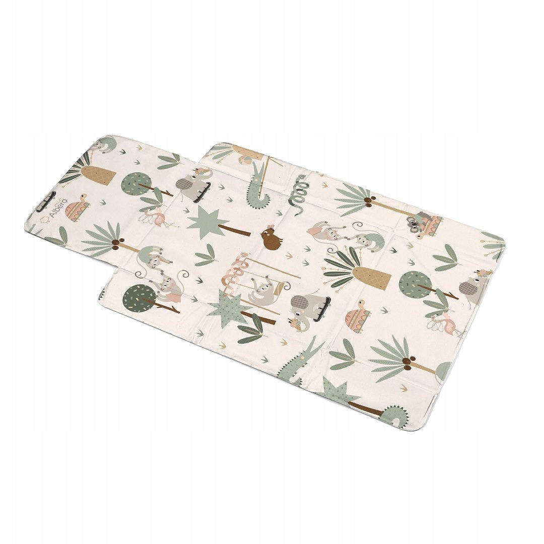 ALBERO MIO Handheld Travel Changing Table Folding Mat Fun in Tropics Medical device no