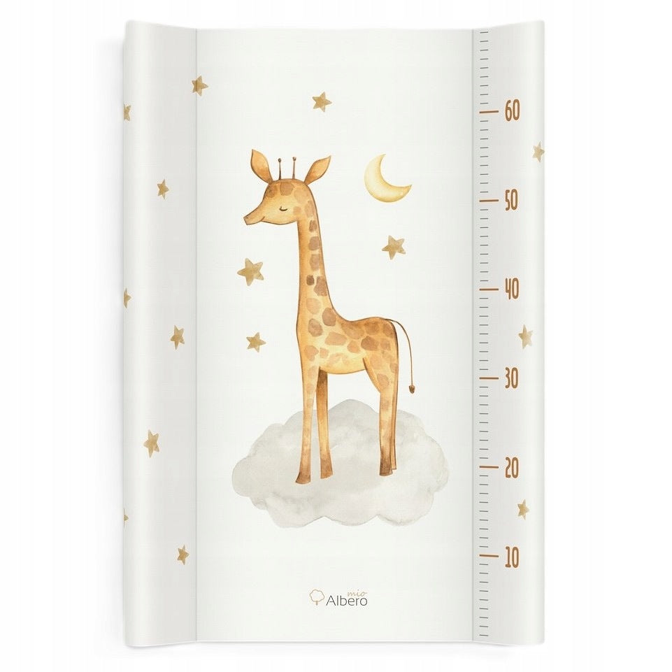ALBERO MIO Hard padded changing table with measuring cup for cot Giraffe Lulu