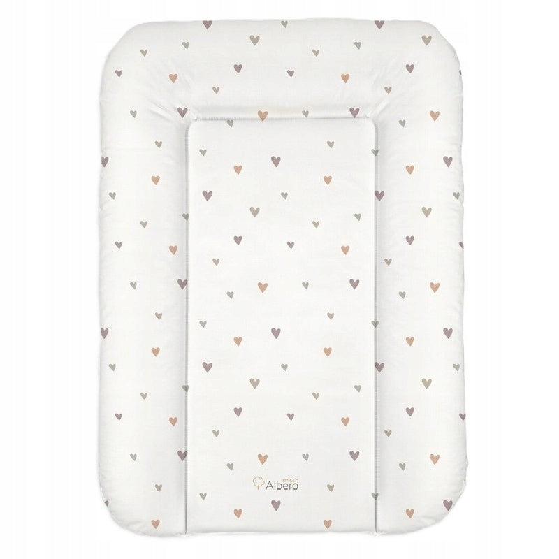 ALBERO MIO Soft Baby Changing Mat Changing Table Mini Hearts