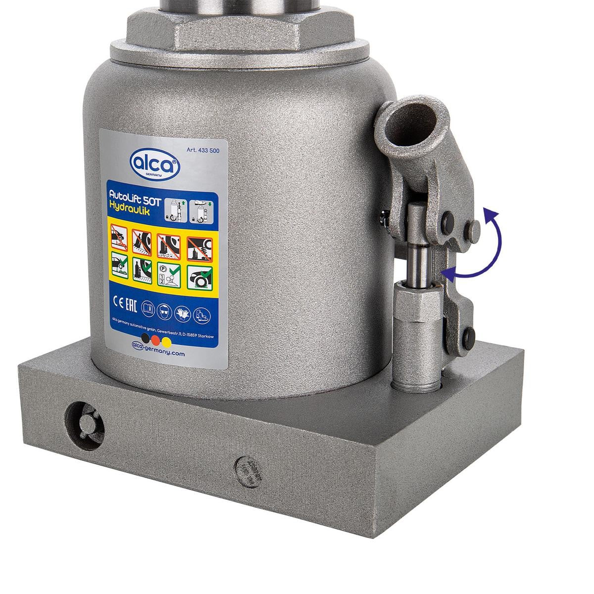 ALCA 433500 Auto Lift Hydraulic Lifter 50t 370mm Max Manufacturer code 433500