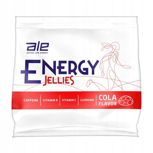 ALE Energy Jellies 50 g – Energy Gummies Cola, Caffeine + Guarana