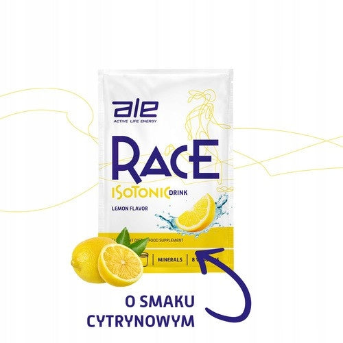 ALE Race Isotonic Lemon 31,5 g – isotonic drink powder Expiration date not specified