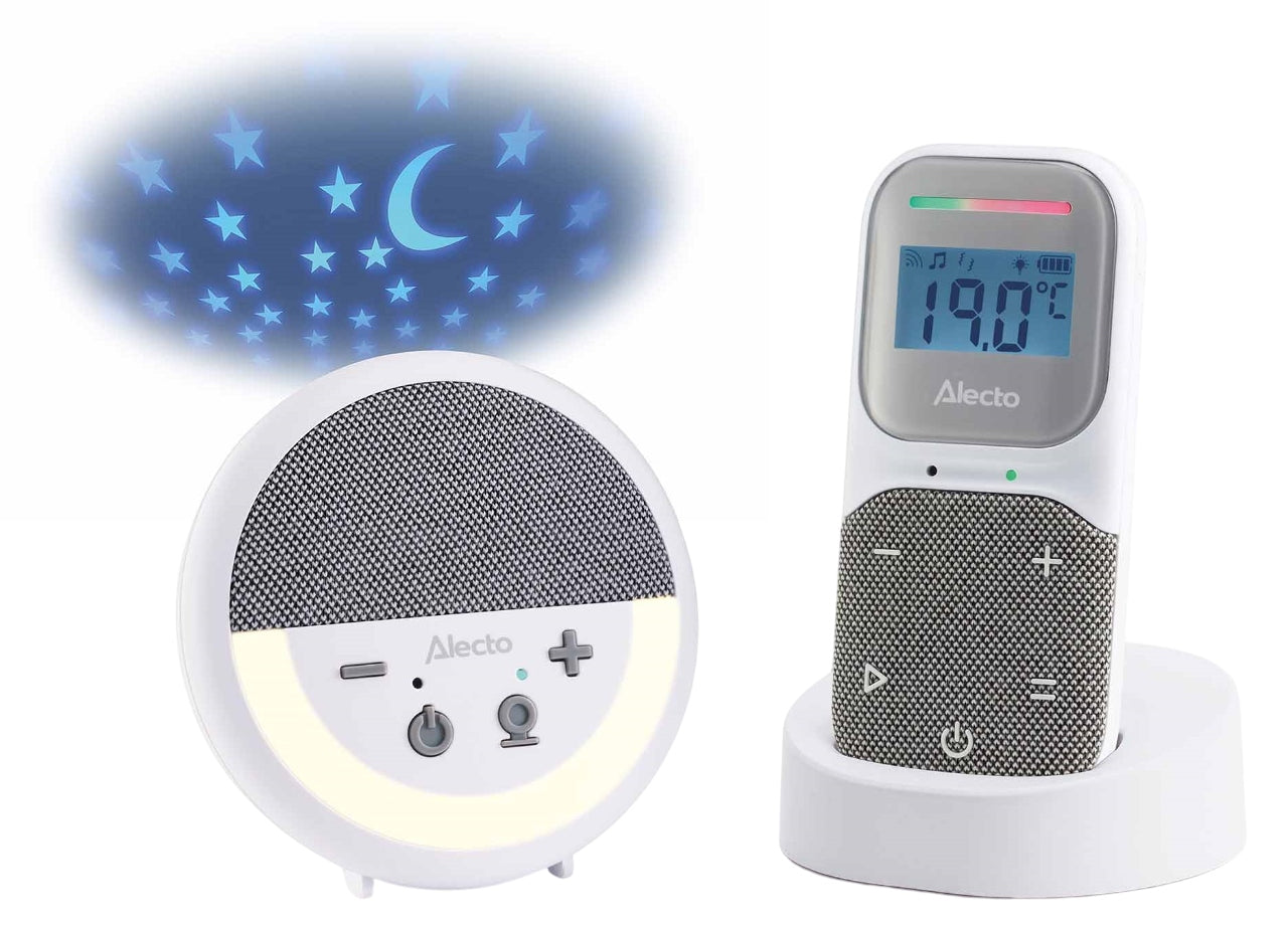 ALECTO DBX150 NANNY ECO DECT PREMIUM PROJECTOR LULLABIES LAMP THERMOMETER