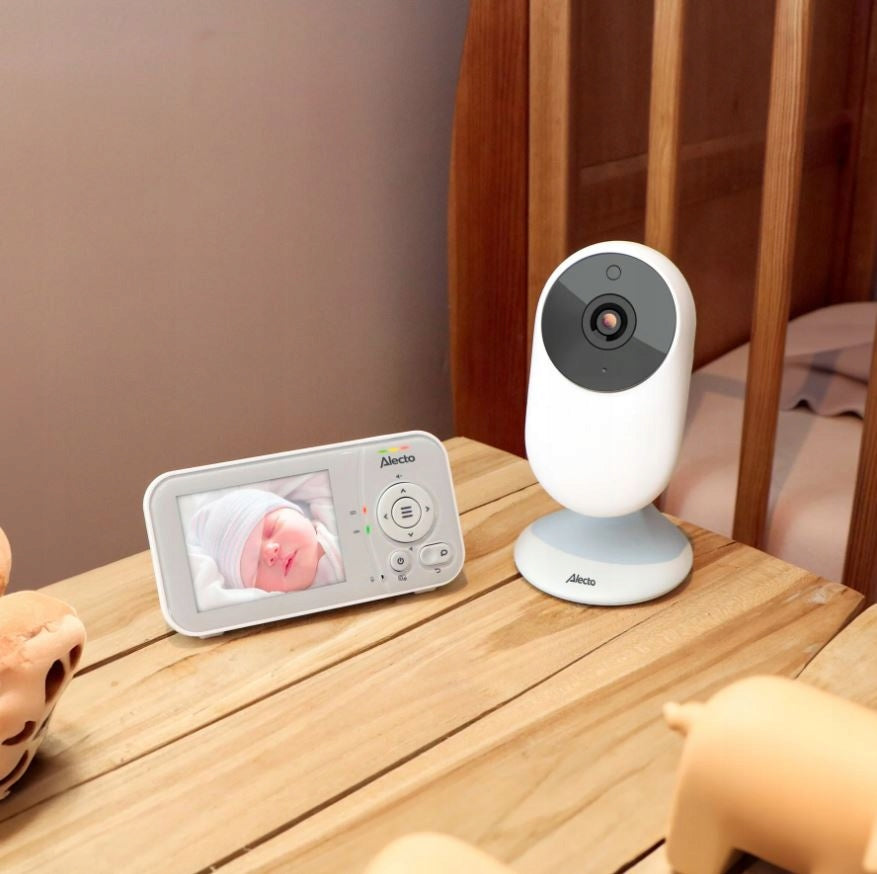 ALECTO DVM2028 NANNY WITH CAMERA SCREEN 2,8" LULLABIES SOUNDS THERMOMETER ZOOM Batteries included yes
