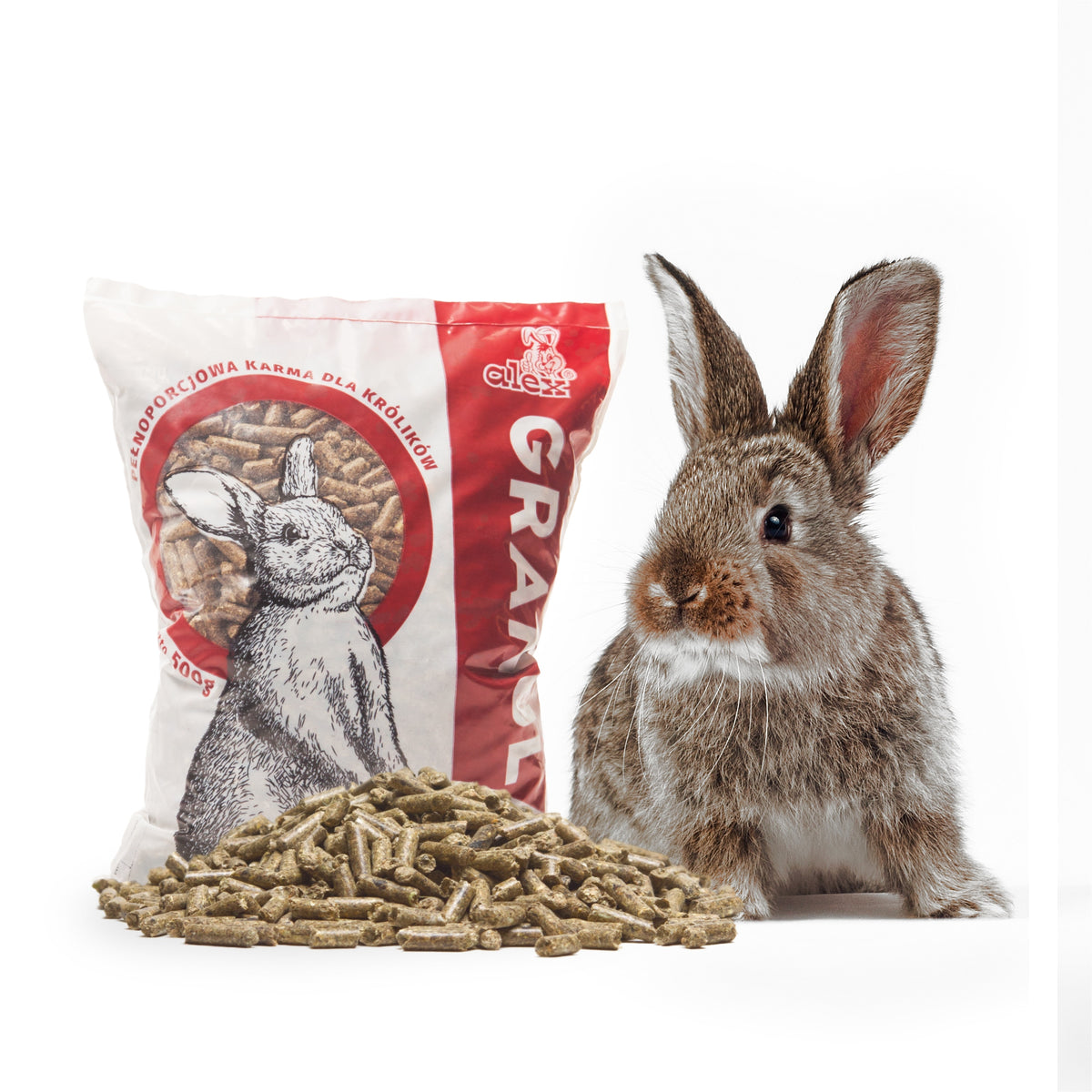 ALEX GRANULES food for rabbits / 0,5 kg