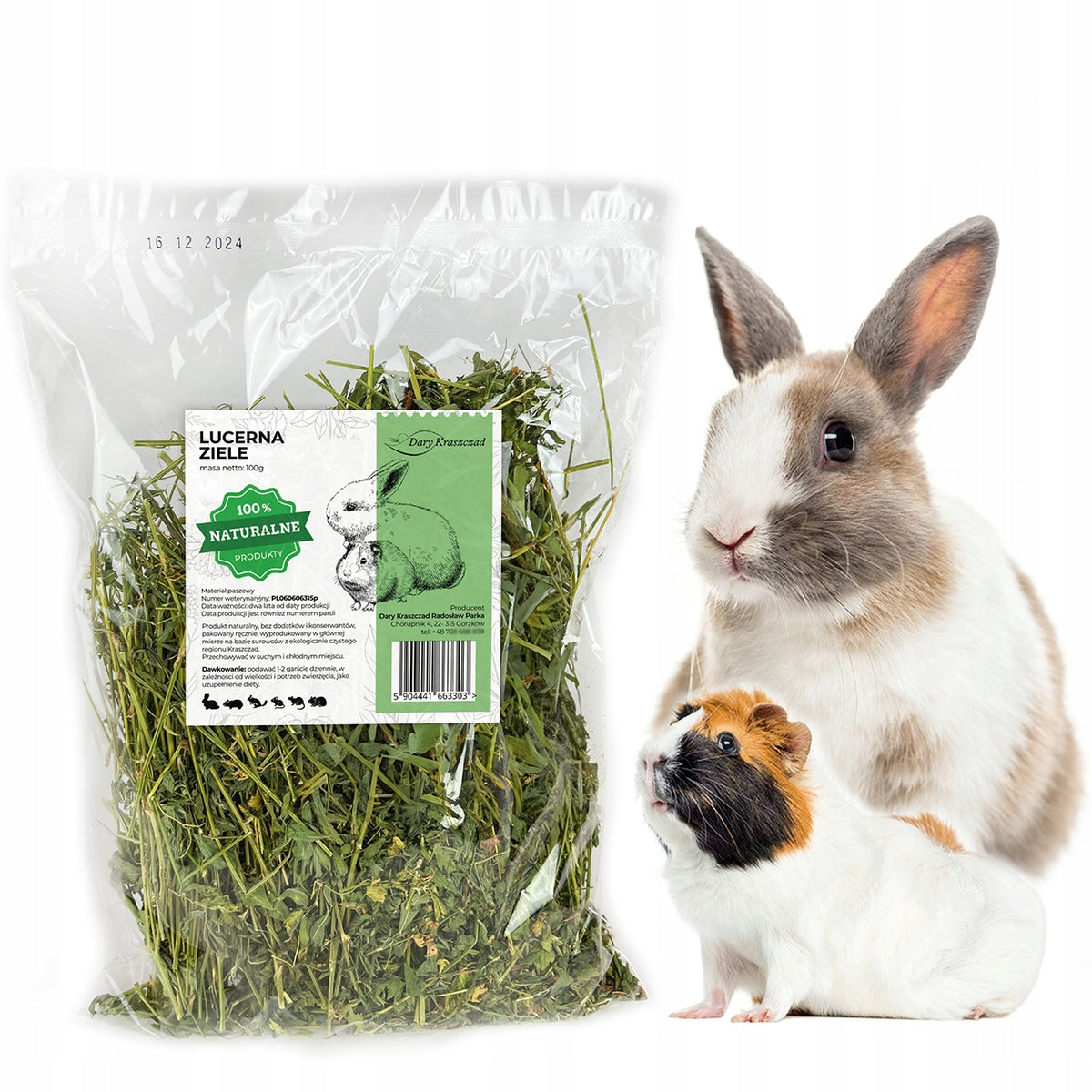ALFALFA HERB NATURAL HERBS FOR RABBIT HAMSTER RODENT DELICACY 100G