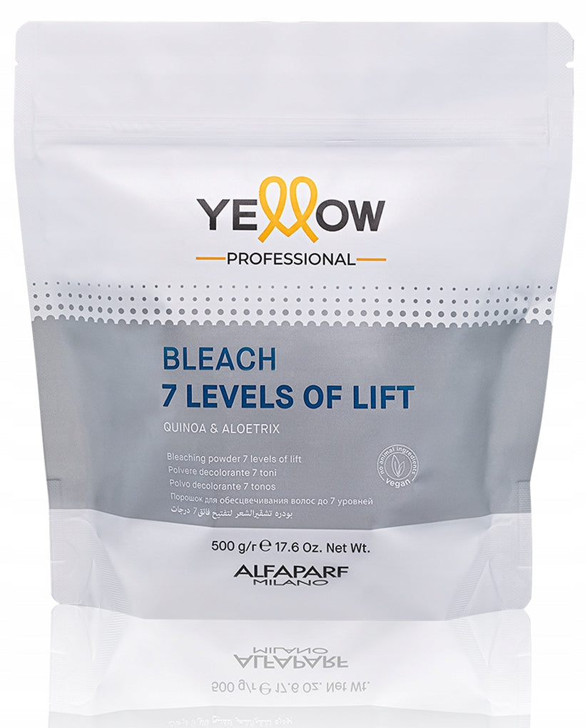 Plaukų šviesinimo milteliai Yellow Bleach 7 Levels of Lift, 500 g