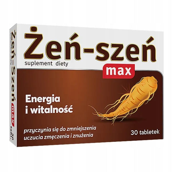 ALG PHARMA GINSENG MAX support energy concentration and vitality 30 tabl