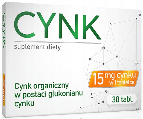 ALG Pharma Zinc 15mg Resistance Skin Hair 30 Tablets Dietary Supplement