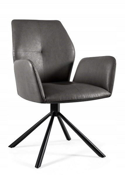 ALICE Grey Swivel Chair for Office and Home Comfortable Adjustable Manufacturer code Alice-PU-8