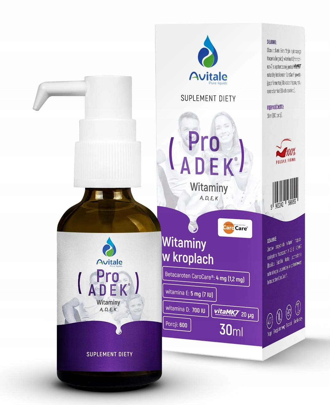 ALINESS ADEK COMPLEX vitamin A D E K2 MK-7 drops