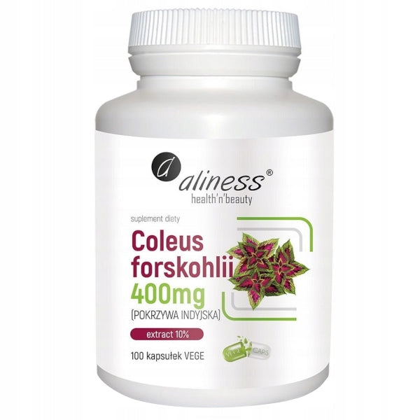 ALINESS COLEUS FORSKOHLII INDIAN NETTLE FOR METABOLISM 100k Expiration date at least six months from the date of purchase