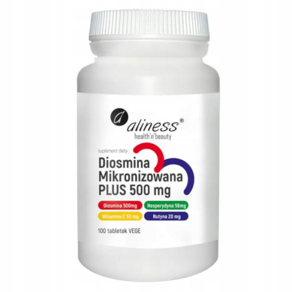 ALINESS MICRONIZED DIOSMIN PLUS CIRCULATORY SYSTEM ANTIOXIDANT 500mg 100t