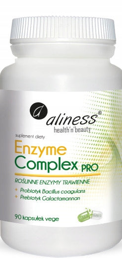 ALINESS VEGE Vegetable DIGESTIVE ENZYMES Multi Complex PRO 90caps