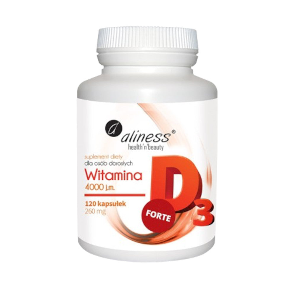 ALINESS VITAMIN D3 FORTE 4000 120 kaps BONE AND MUSCLE RESISTANCE