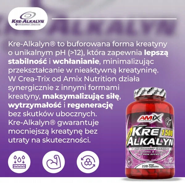 ALKALINE CREATINE KREALKALYN Original by force! muscle mass Creatine Packaging status original
