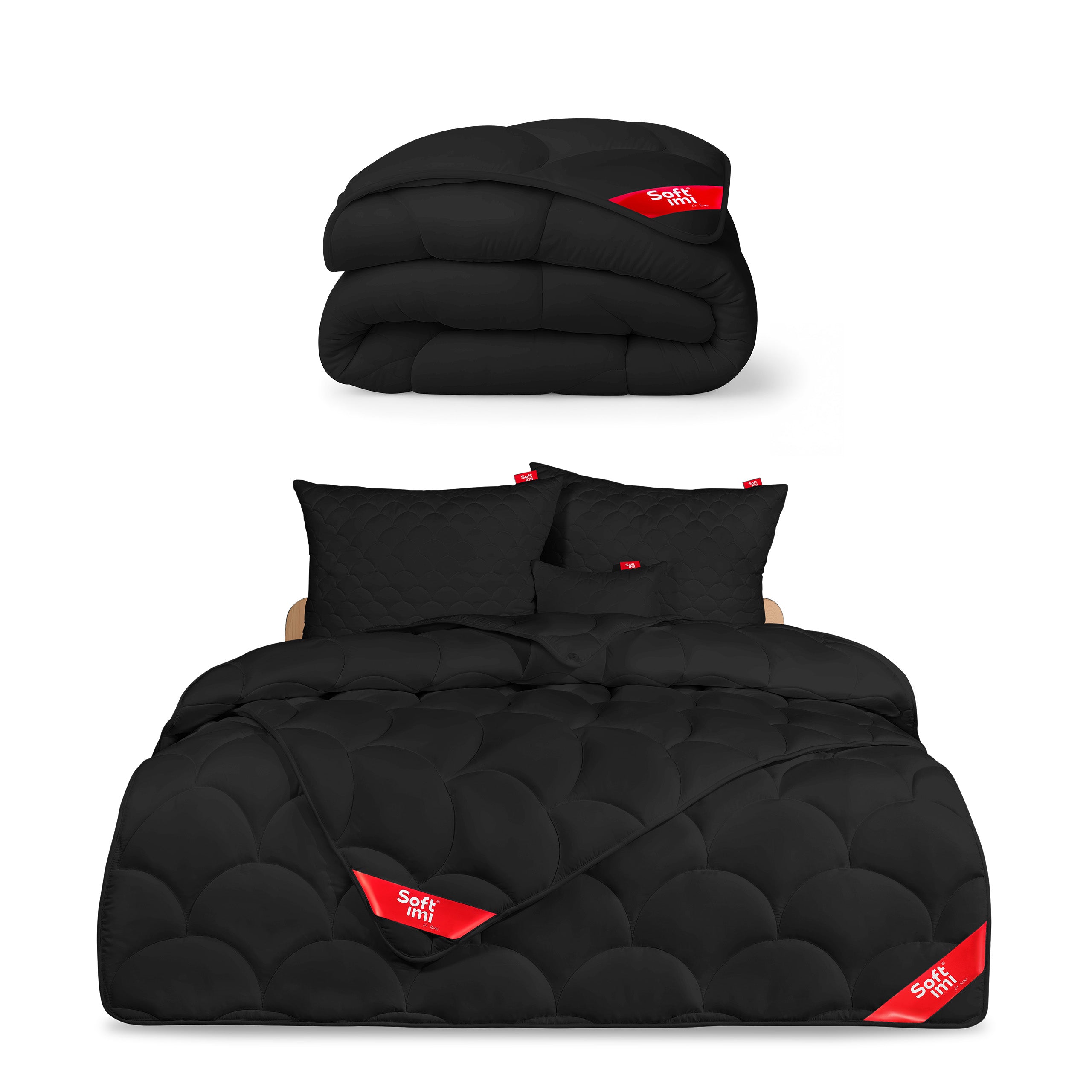 ALL-SEASON ANTI-ALLERGIC QUILT 200X220 + 2 PILLOWS 70X80 4 SEASONS
