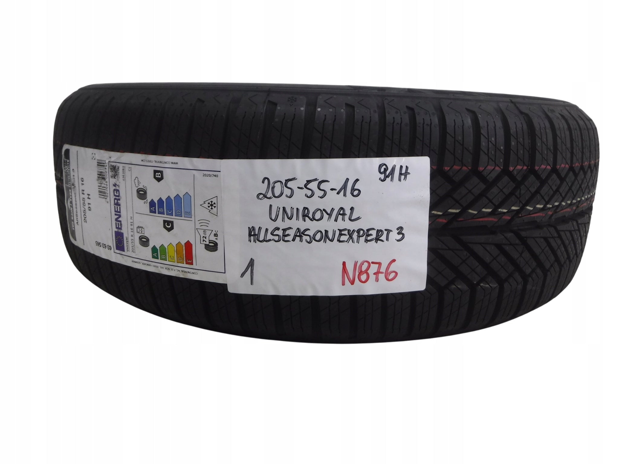 ALL-SEASON TYRE UNIROYAL ALLSEASONEXPERT 205/55/16 91H M+S