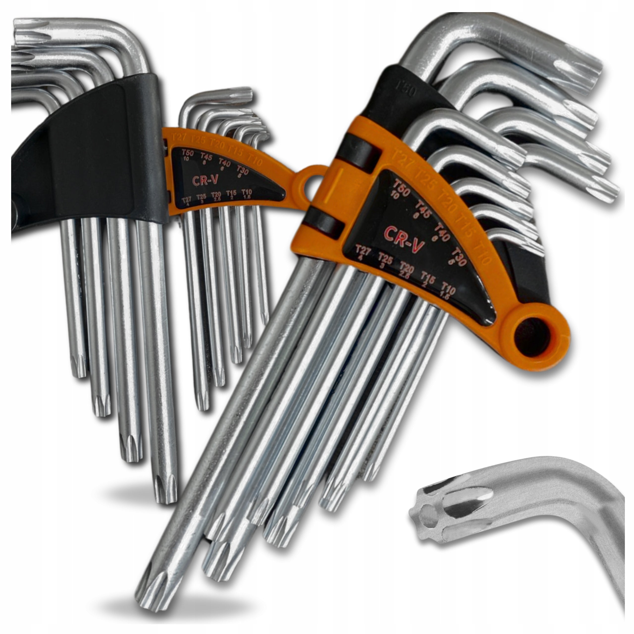 ALLEN WRENCH SET LONG TORX WITH HOLE CR-V T10H-T50H 9.EL