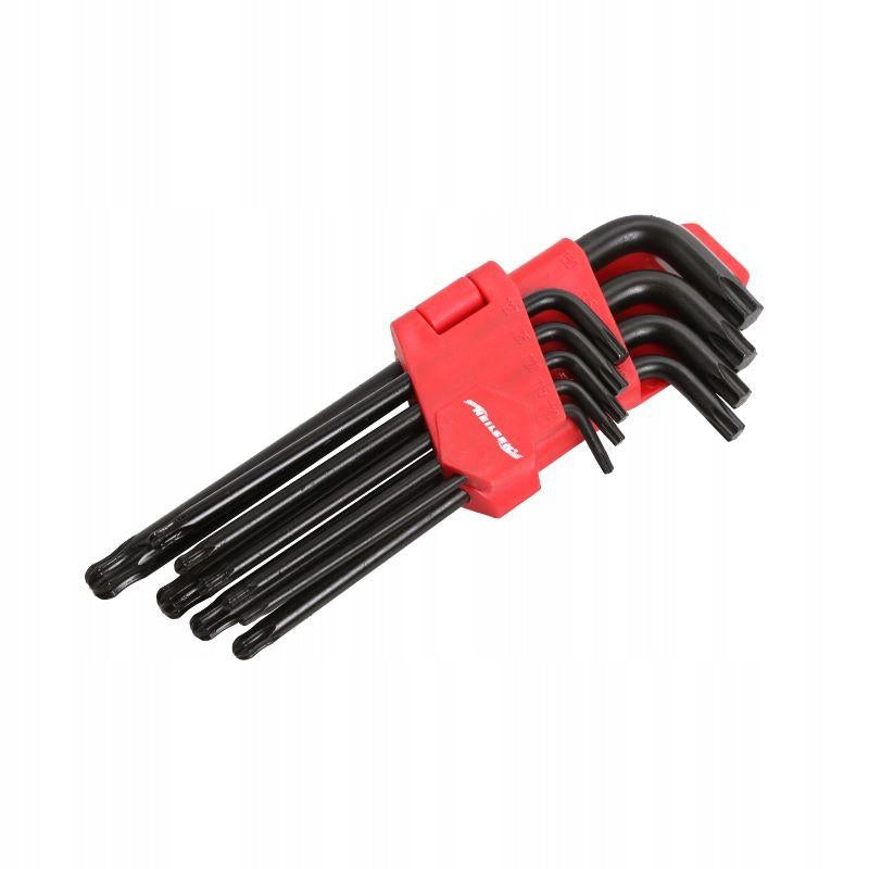 ALLEN WRENCHES TORX T10-T50 LONG 9 PIECES REINFORCED WITH BALL NEILSEN