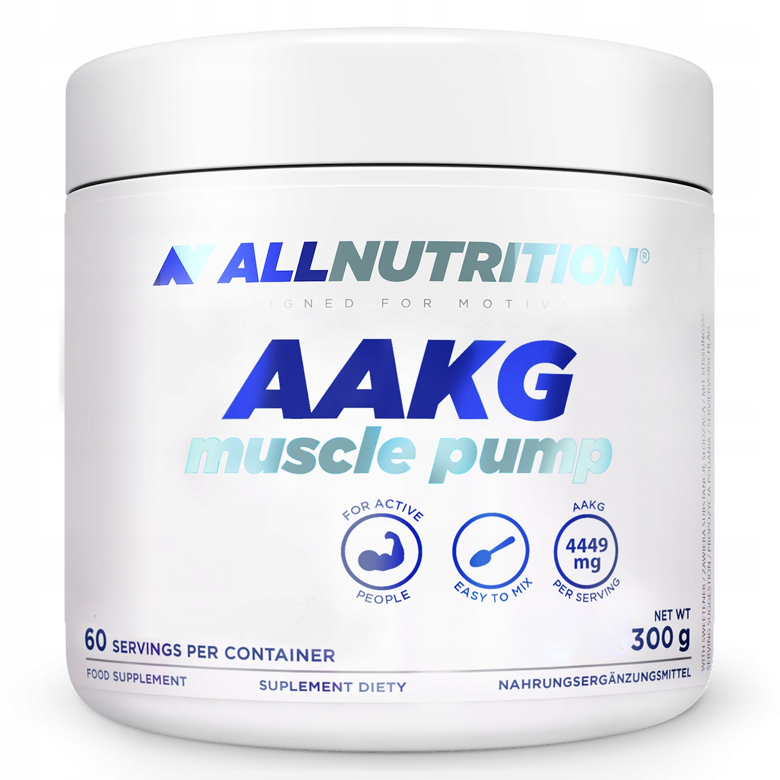 ALLNUTRITION AAKG 300g ARGININE L-ARGININE PUMP MUSCLE STIMULATION ENERGY