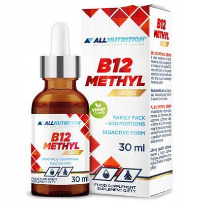 ALLNUTRITION B12 DROPS 30ML FATIGUE STRESS IMMUNITY NERVES CALMING