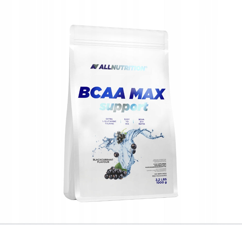 ALLNUTRITION BCAA MAX SUPPORT 1000 g BLACKCURRANT AMINO ACIDS RECOVERY