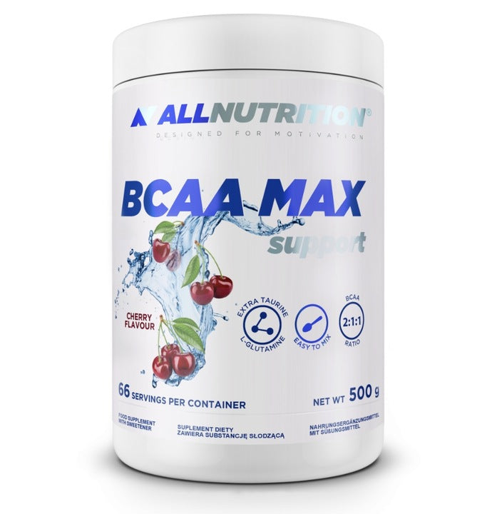 ALLNUTRITION BCAA MAX SUPPORT 500g CHERRY AMINO ACIDS REGENERATION CATABOLISM