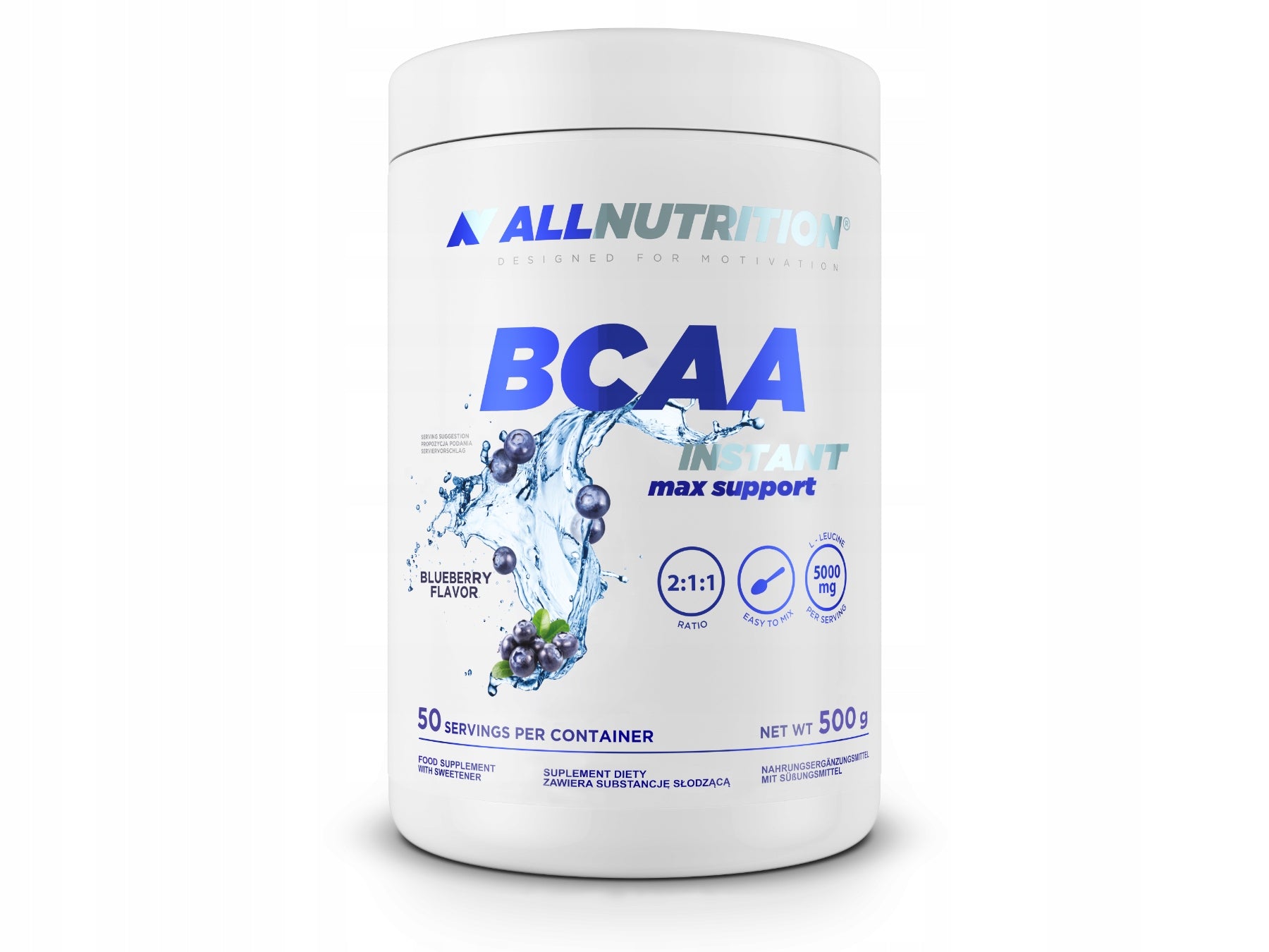 ALLNUTRITION BCAA MAX SUPPORT INSTANT 500g BERRY AMINO ACIDS REGENERATION