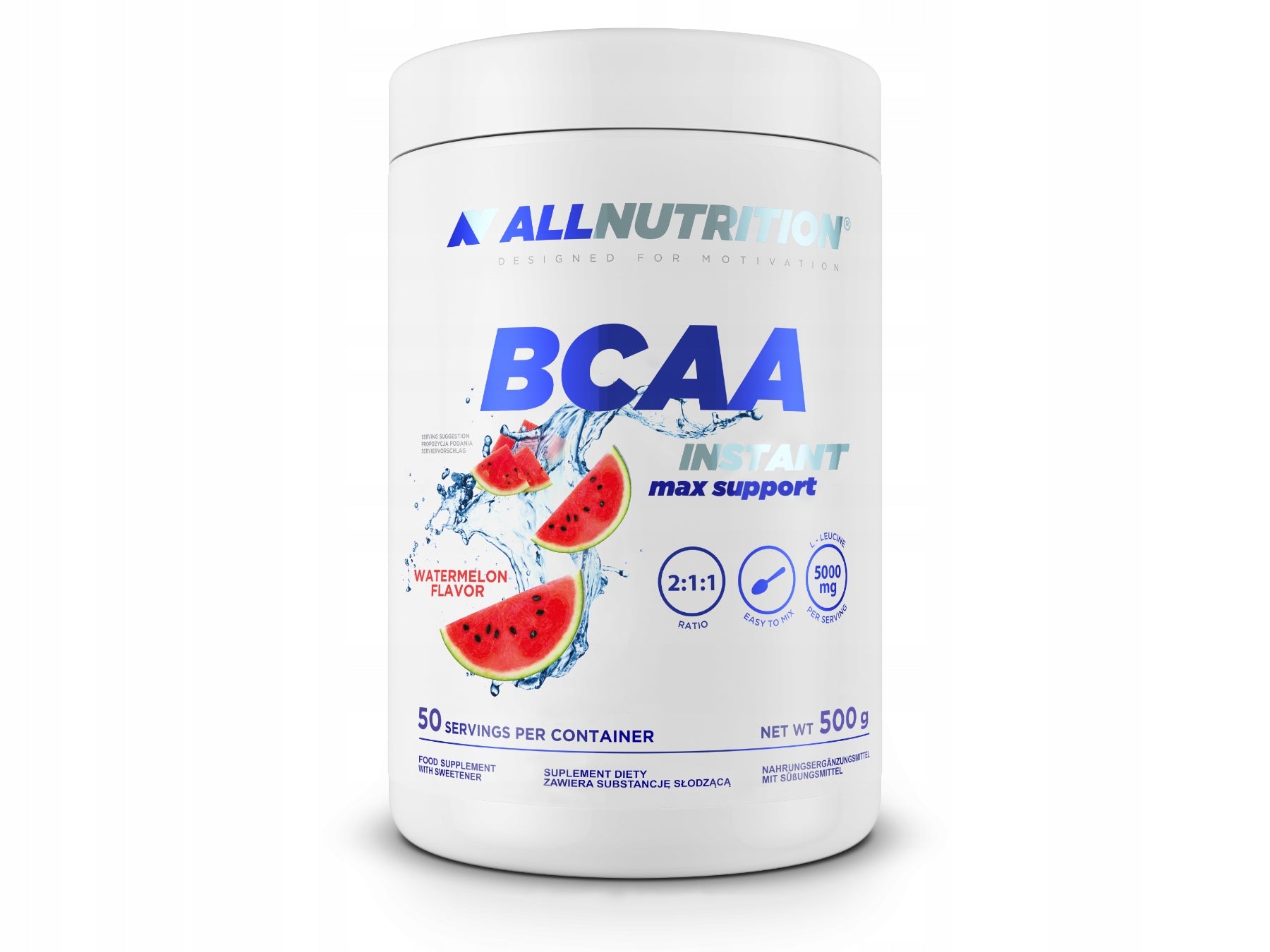 ALLNUTRITION BCAA MAX SUPPORT INSTANT 500g WATERMELON AMINO ACID REGENERATION