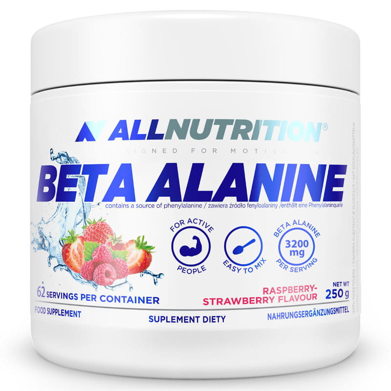 ALLNUTRITION BETA-ALANINE 250G Expiration date at least six months from the date of purchase