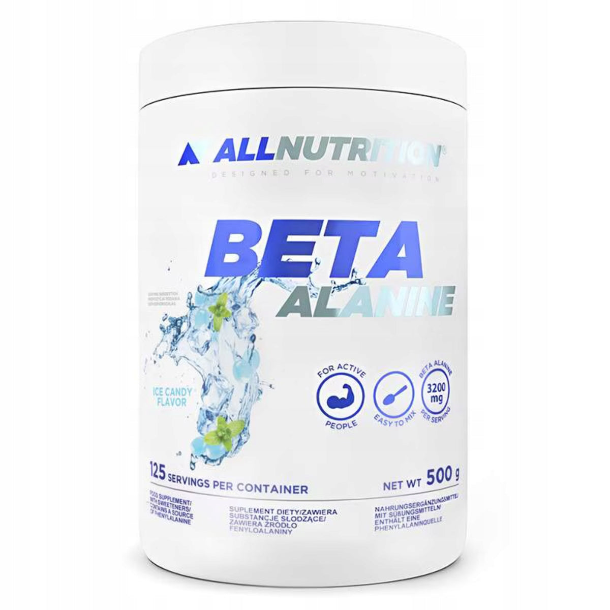 ALLNUTRITION BETA ALANINE 500g ICE CANDY STRENGTH BETA ALANINE