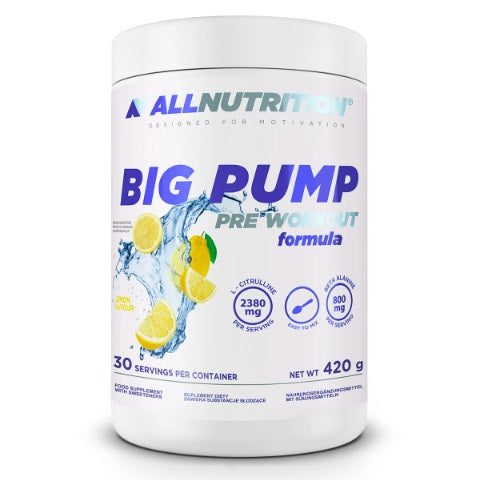 ALLNUTRITION BIG PUMP PRE WORKOUT 420G LEMON STIMULATION PRE-WORKOUT