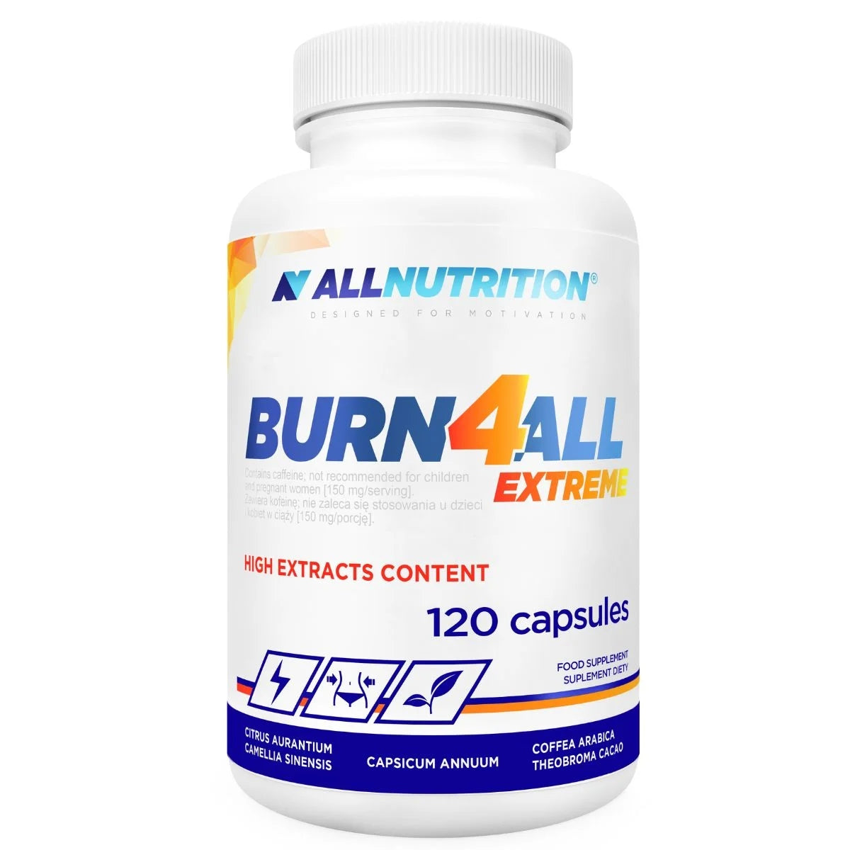 ALLNUTRITION BURN4ALL EXTREME 120 capsules