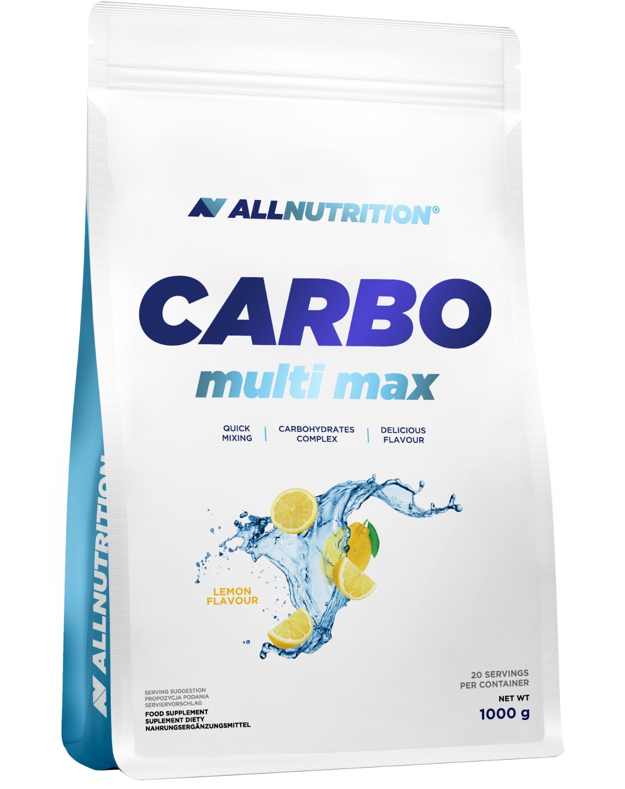 ALLNUTRITION CARBO MULTI MAX 1000g CARBOHYDRATES CARBO ENERGY TASTE LEMON