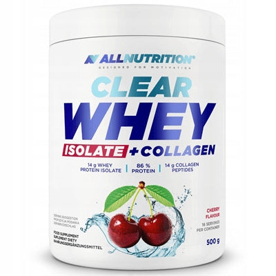 ALLNUTRITION CLEAR WHEY ISOLATE + COLLAGEN 500G CHERRY PROTEIN SUPPLEMENT
