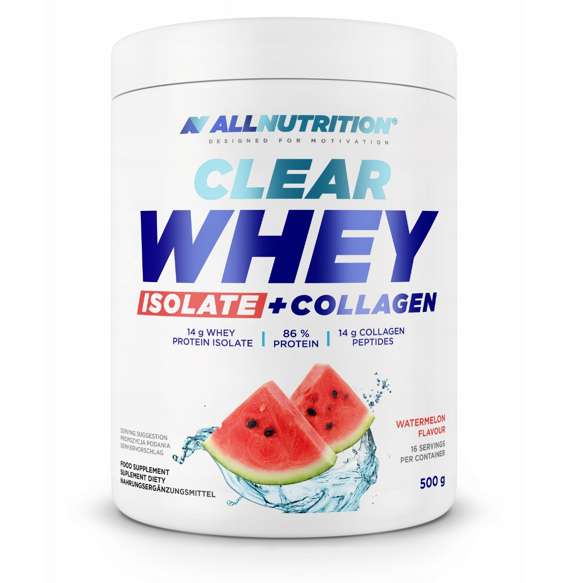 ALLNUTRITION CLEAR WHEY ISOLATE + COLLAGEN 500G WATERMELON