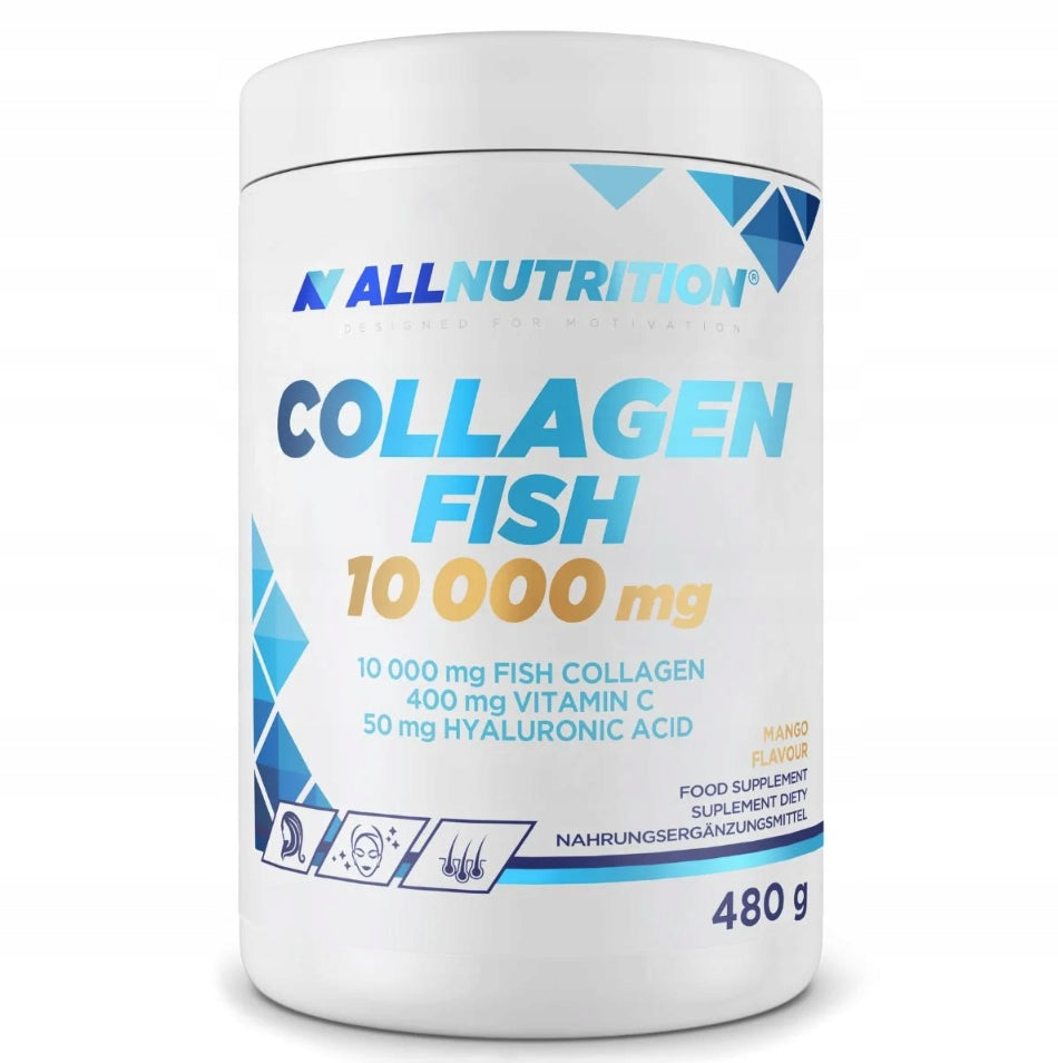ALLNUTRITION COLLAGEN FISH 10 000 mg 480g MANGO JOINTS BONE MUSCLES SKIN