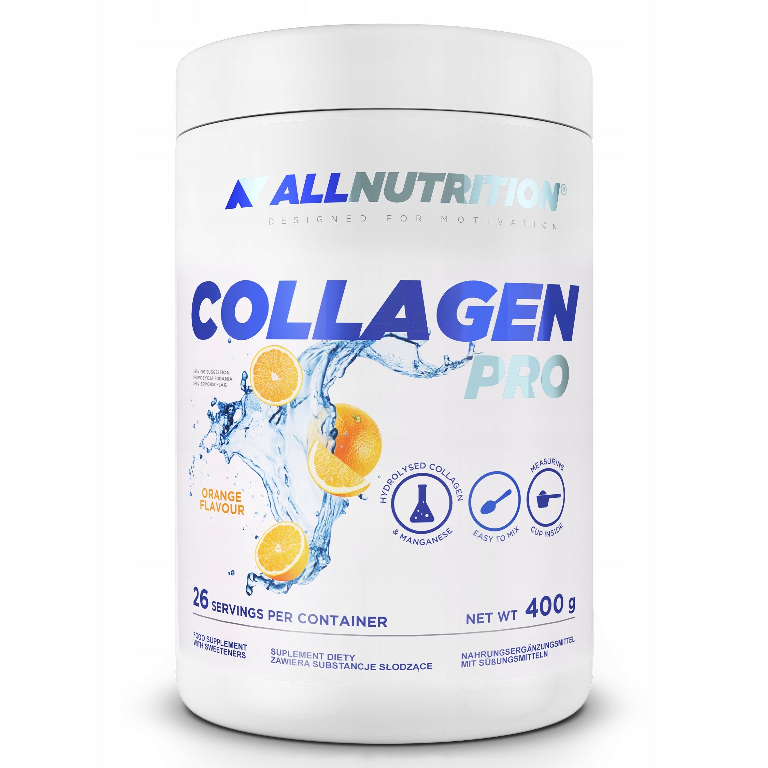 ALLNUTRITION COLLAGEN PRO 400G TASTE ORANGE COLLAGEN JOINTS BONE MUSCLES