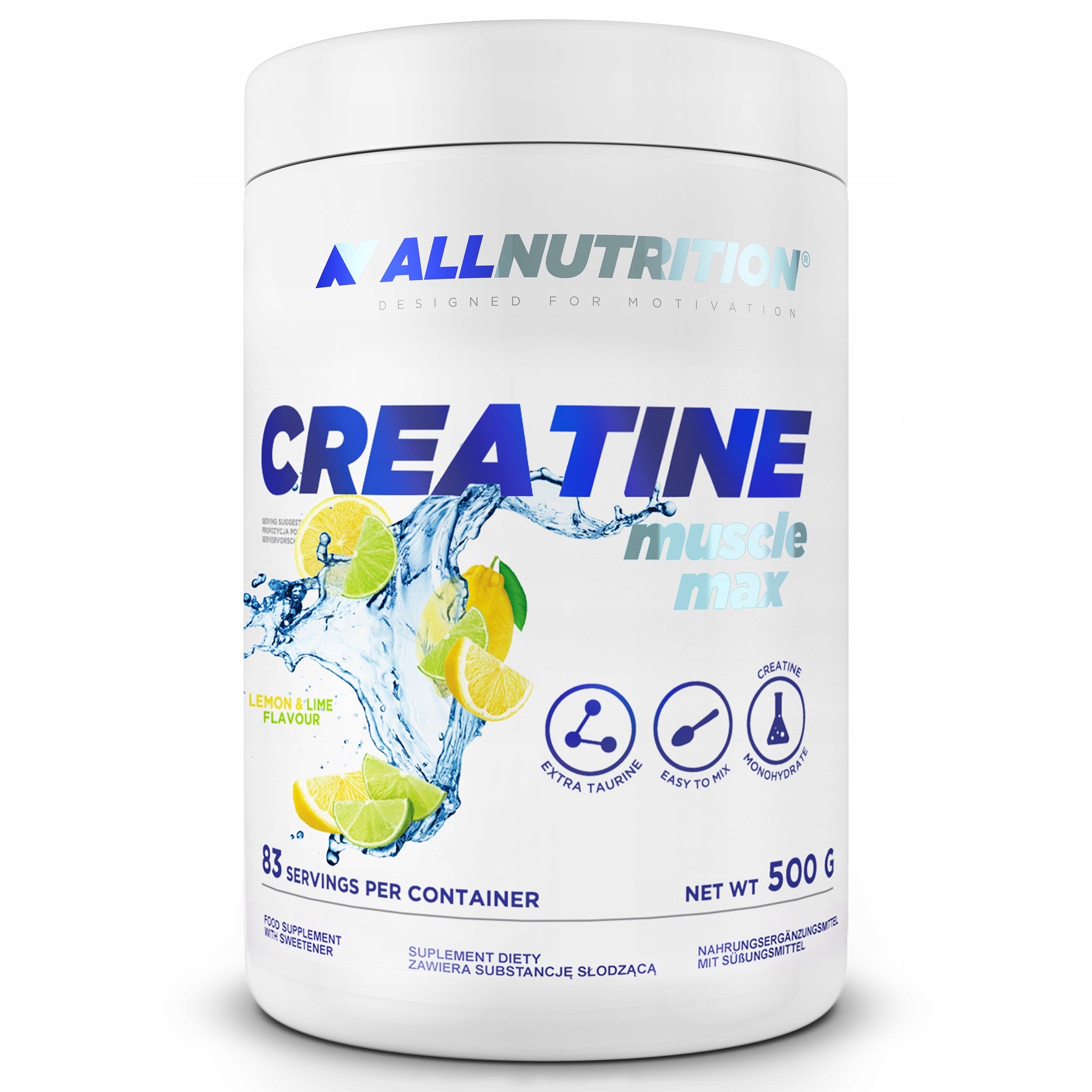 ALLNUTRITION CREATINE 500g LEMON-LIME CREATINE MONOHYDRATE