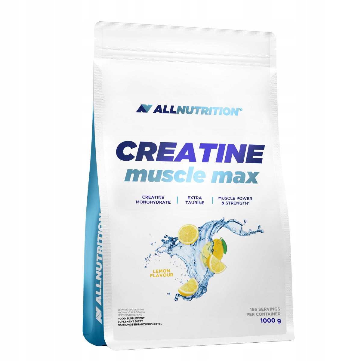 ALLNUTRITION CREATINE MUSCLE MAX 1000G LEMON CREATINE MASS MUSCLES STRENGTH