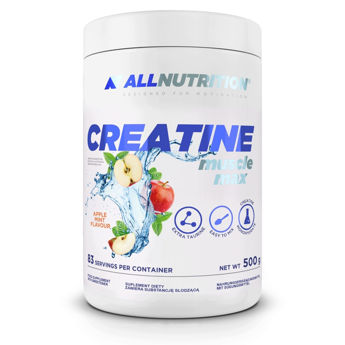 ALLNUTRITION CREATINE MUSCLE MAX 500 g CREATINE MONOHYDRATE APPLE MINT