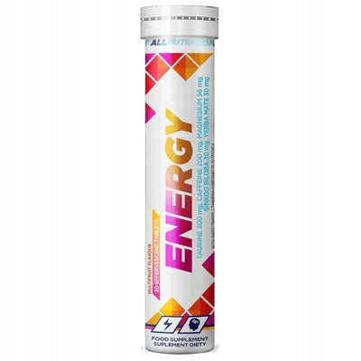 ALLNUTRITION ENERGY EFFERVESCENT TABLETS WITH CAFFEINE AND VITAMINS ENERGY 2O TAB