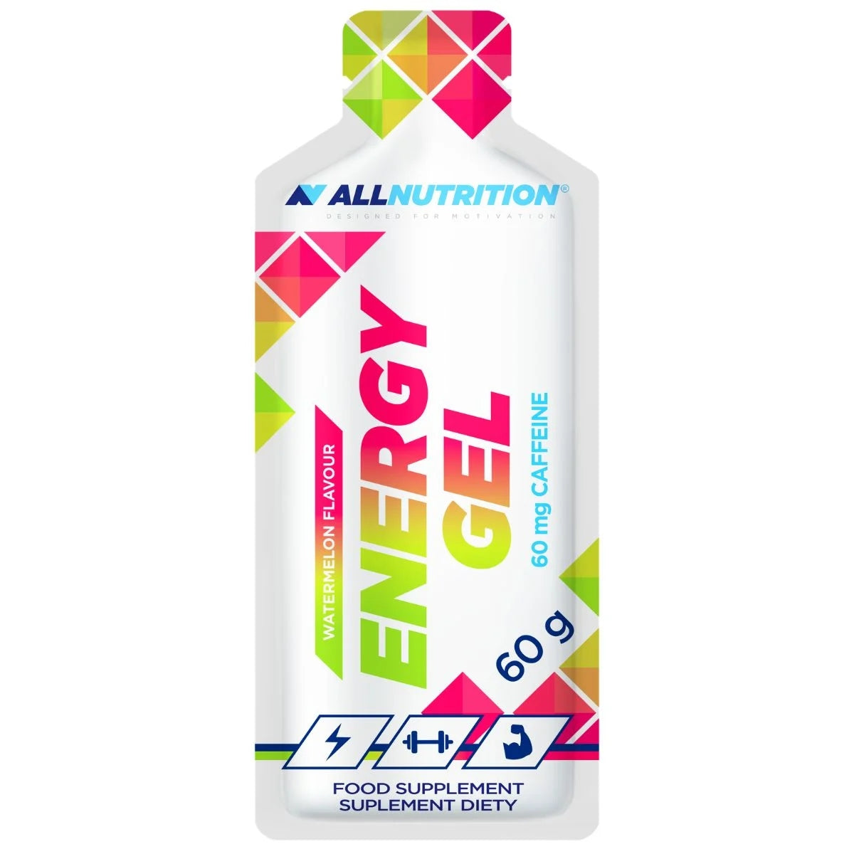 ALLNUTRITION ENERGY GEL 60 G WATERMELON ENERGY GEL CAFFEINE MAGNESIUM POTASSIUM