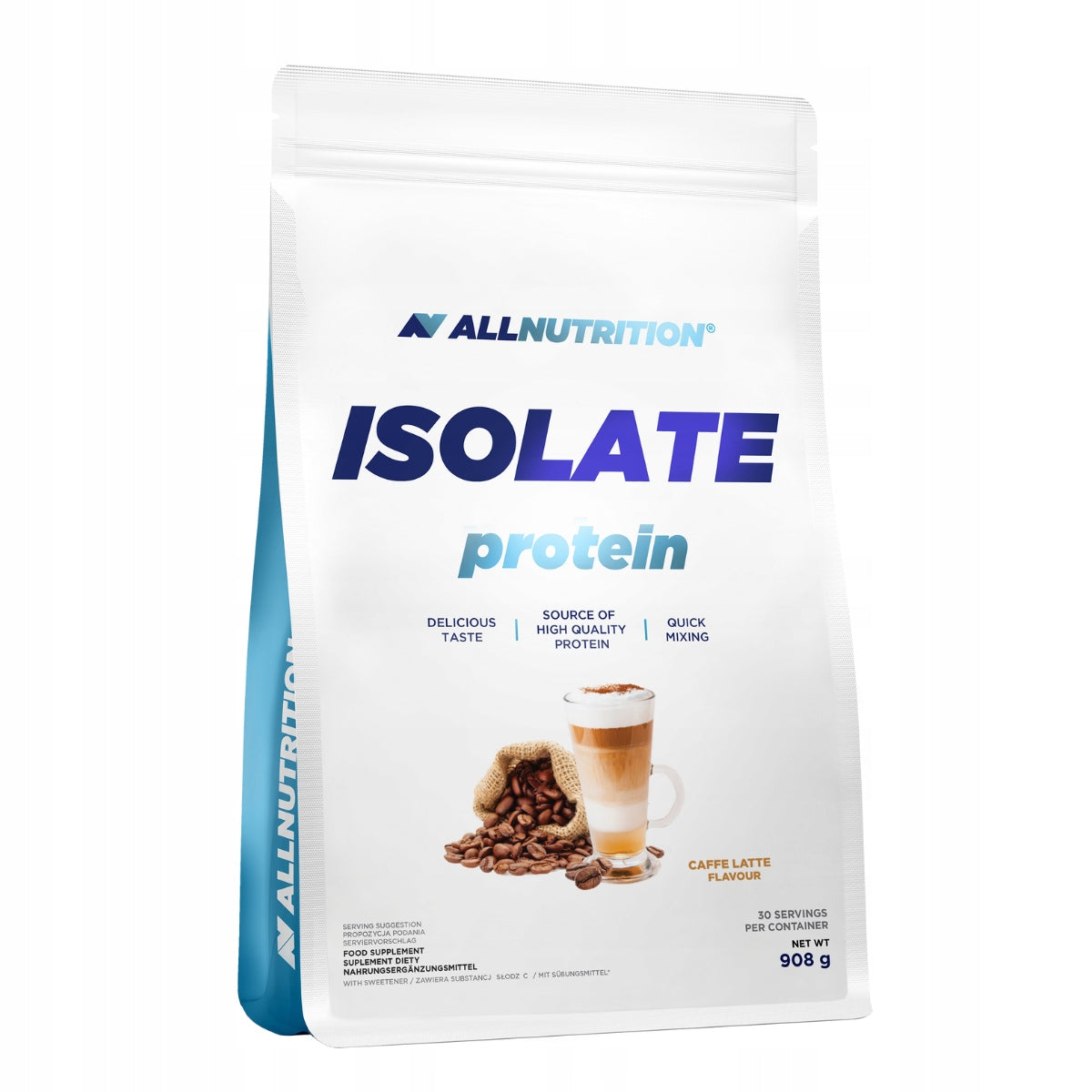 ALLNUTRITION ISOLATE PROTEIN 908g CAFFE LATTE PROTEIN WPI MUSCLE ISOLATE