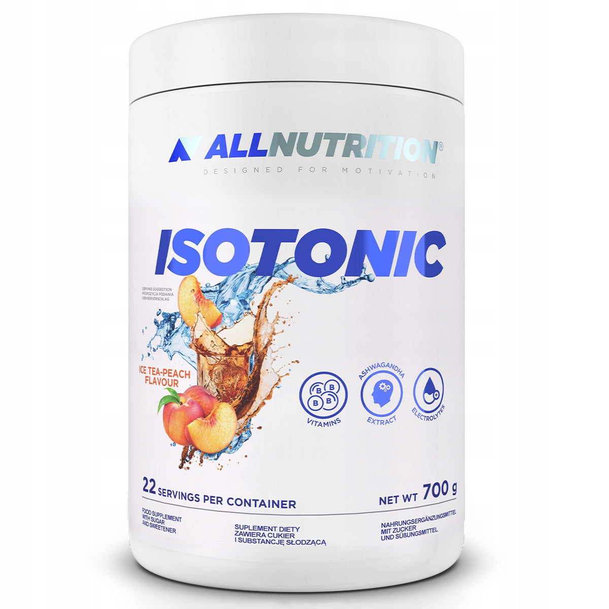ALLNUTRITION ISOTONIC 700g FROZEN PEACH TEA ELECTROLYTE FIT