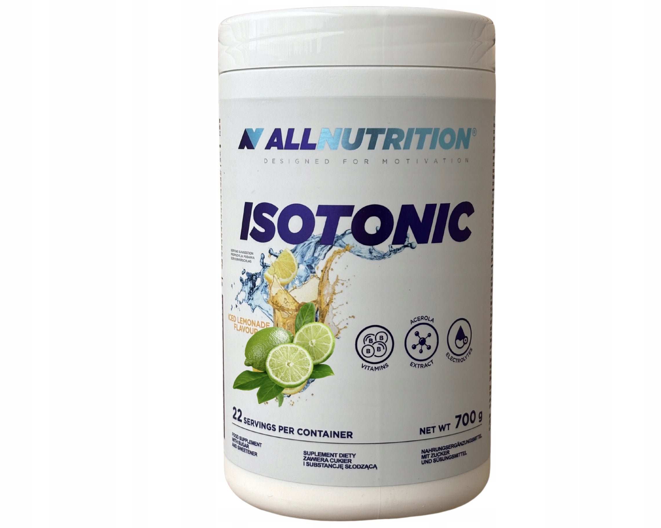 ALLNUTRITION Isotonic 700g lime electrolytes vitamin hydration Packaging status original